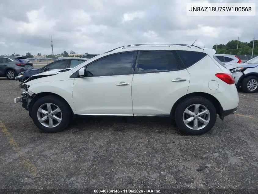 2009 Nissan Murano Sl VIN: JN8AZ18U79W100568 Lot: 40784145