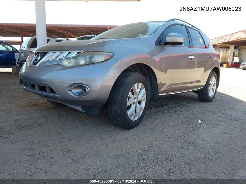 JN8AZ1MU7AW006023 2010 Nissan Murano Sl