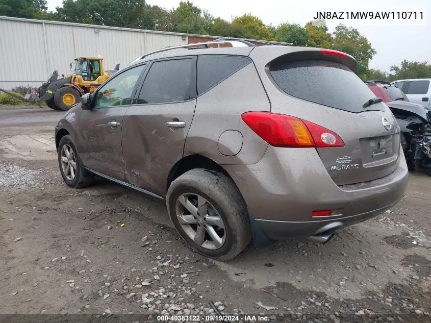 JN8AZ1MW9AW110711 2010 Nissan Murano Le