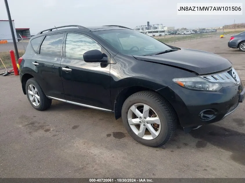 JN8AZ1MW7AW101506 2010 Nissan Murano S/Sl/Le