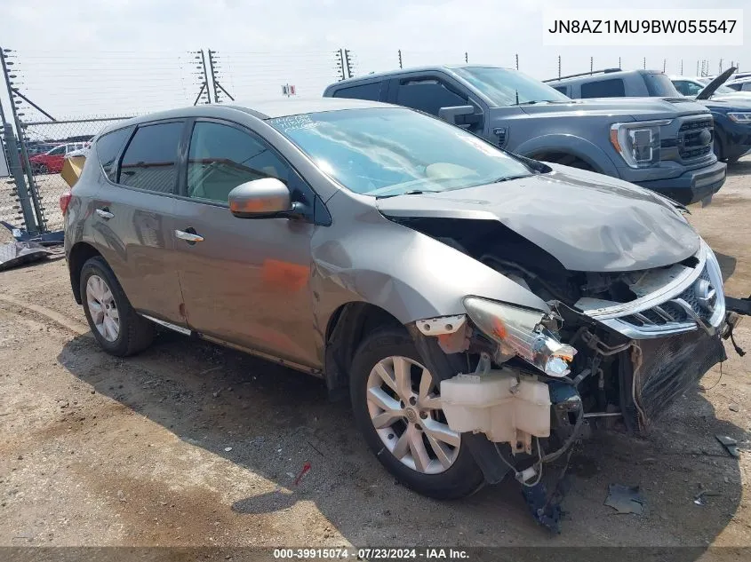 2011 Nissan Murano S VIN: JN8AZ1MU9BW055547 Lot: 39915074