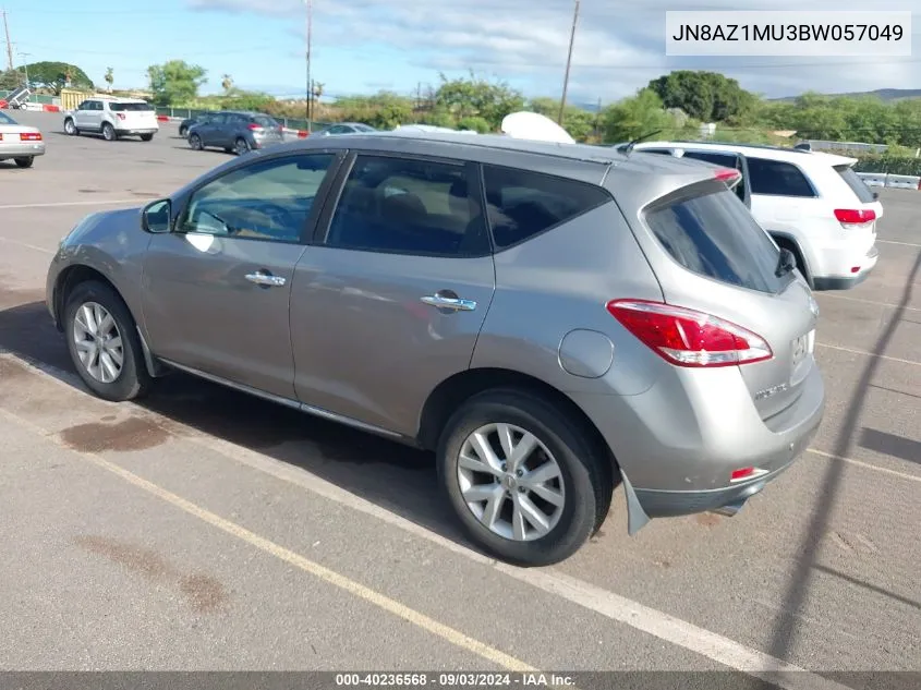 JN8AZ1MU3BW057049 2011 Nissan Murano S