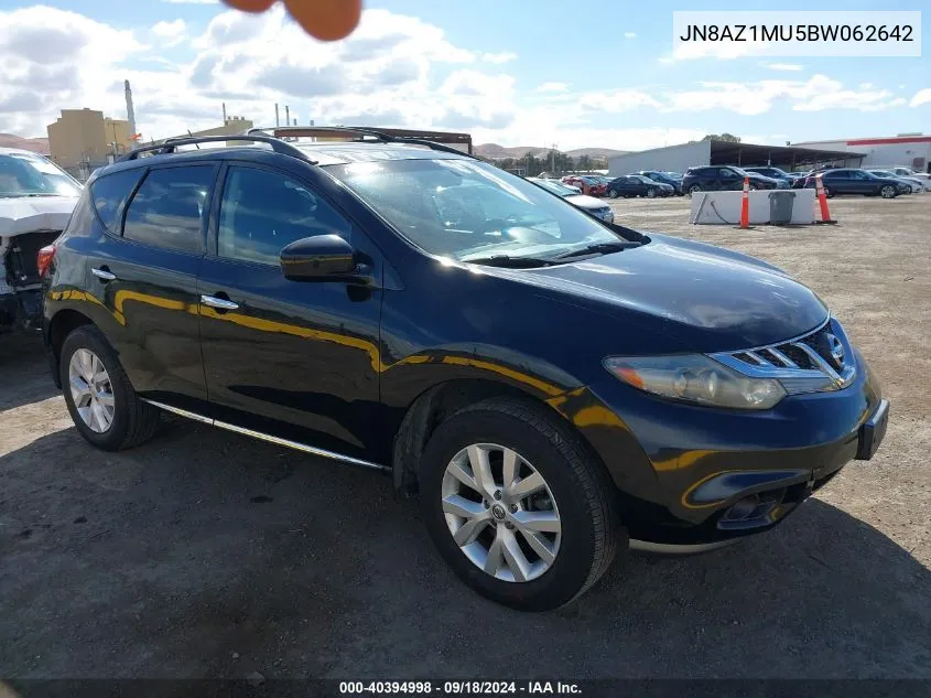 JN8AZ1MU5BW062642 2011 Nissan Murano Sv