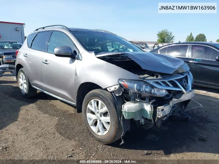 2011 Nissan Murano Sl VIN: JN8AZ1MW1BW163906 Lot: 40396569