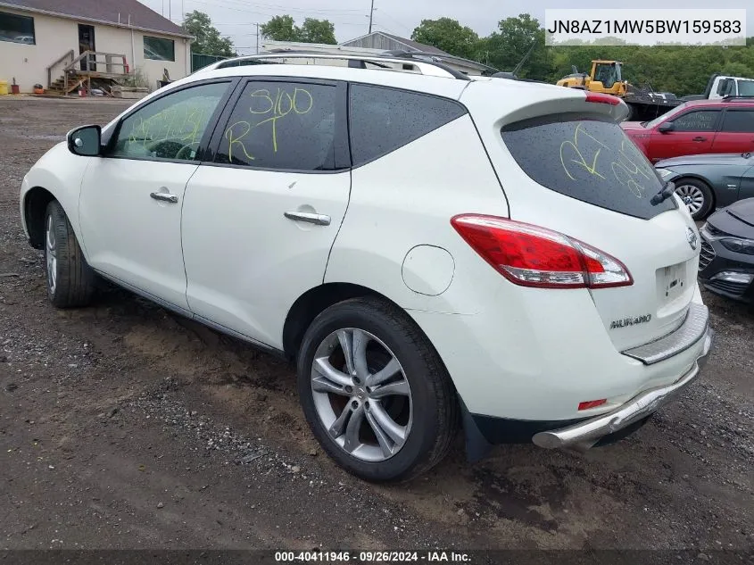 JN8AZ1MW5BW159583 2011 Nissan Murano Le