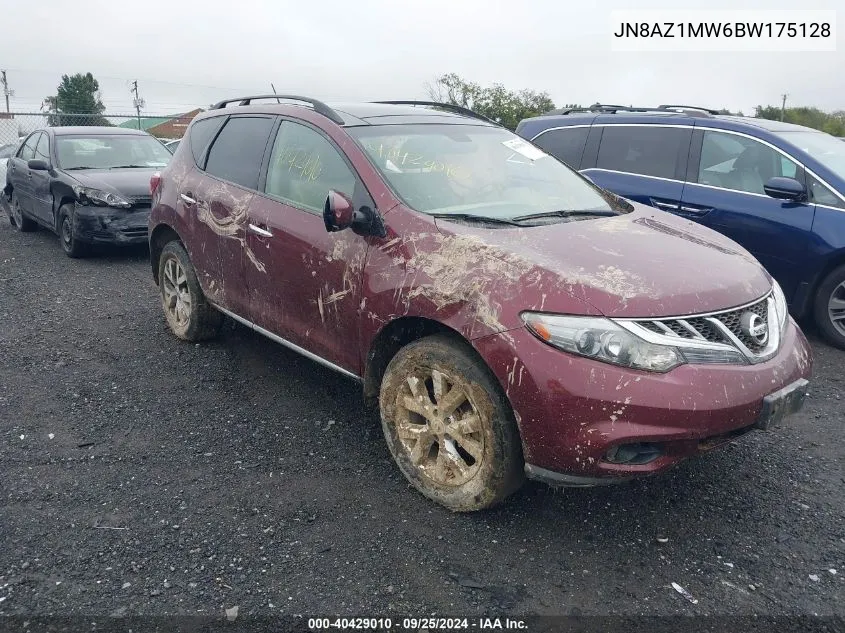 2011 Nissan Murano Sl VIN: JN8AZ1MW6BW175128 Lot: 40429010