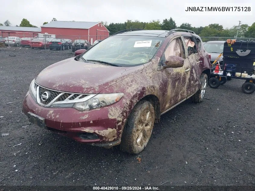 JN8AZ1MW6BW175128 2011 Nissan Murano Sl