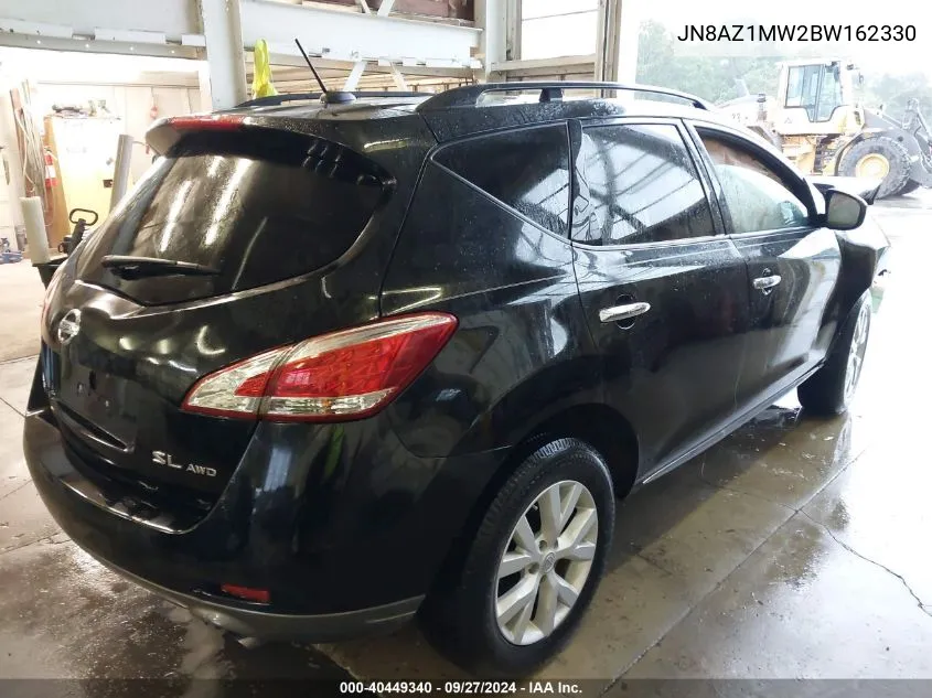 JN8AZ1MW2BW162330 2011 Nissan Murano Sl