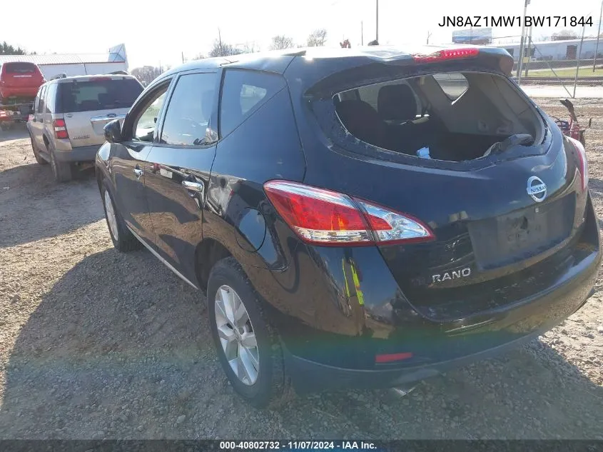 2011 Nissan Murano S VIN: JN8AZ1MW1BW171844 Lot: 40802732