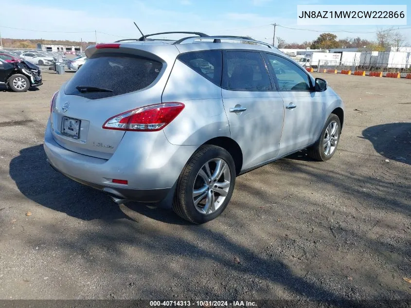 JN8AZ1MW2CW222866 2012 Nissan Murano Le