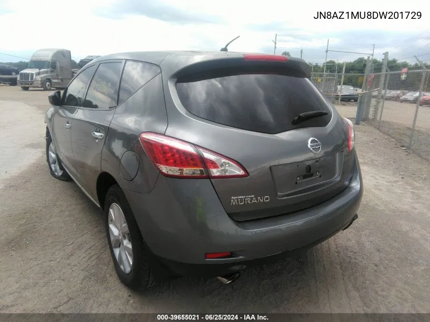 JN8AZ1MU8DW201729 2013 Nissan Murano S