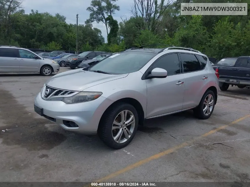 JN8AZ1MW9DW300321 2013 Nissan Murano Le