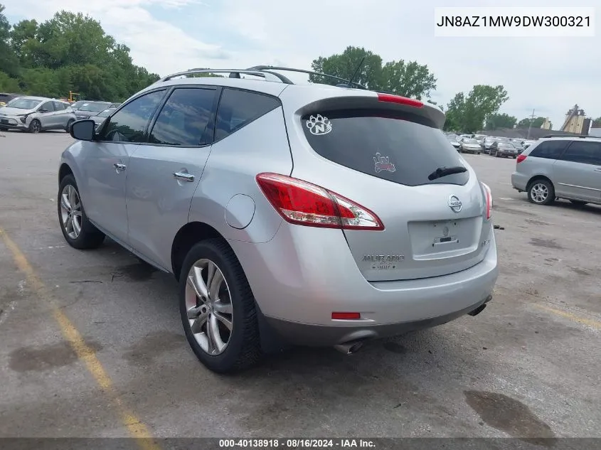 JN8AZ1MW9DW300321 2013 Nissan Murano Le