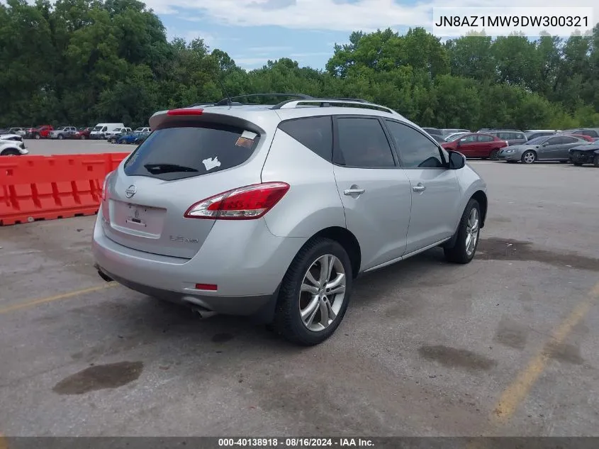 JN8AZ1MW9DW300321 2013 Nissan Murano Le