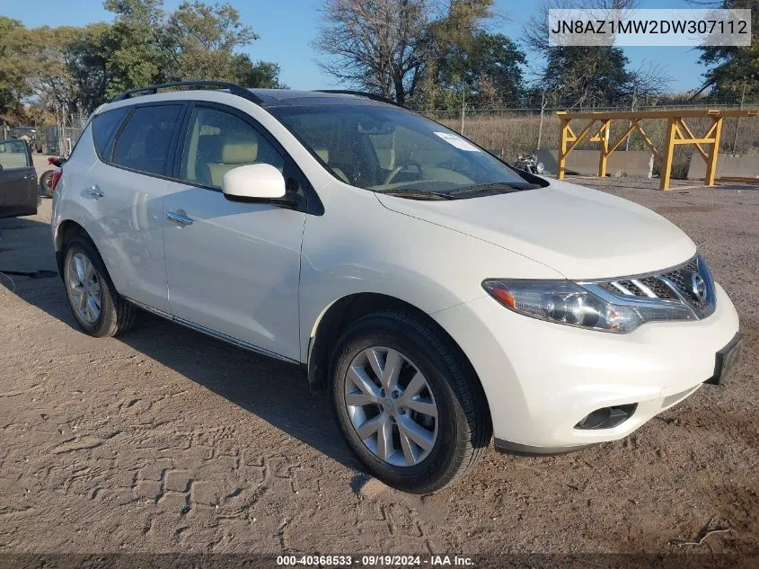 JN8AZ1MW2DW307112 2013 Nissan Murano Sl