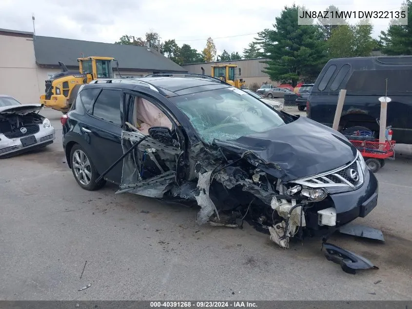 JN8AZ1MW1DW322135 2013 Nissan Murano S/Sl/Le