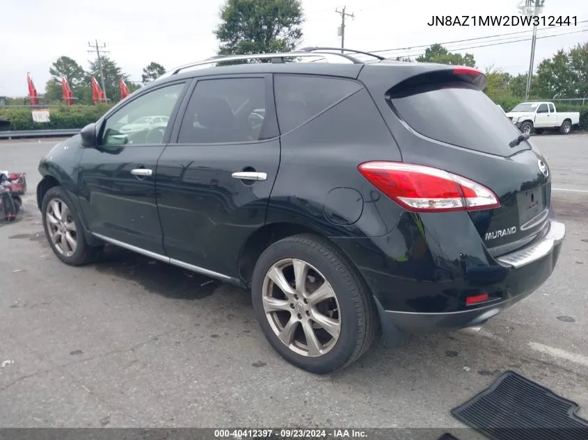 2013 Nissan Murano Le VIN: JN8AZ1MW2DW312441 Lot: 40412397