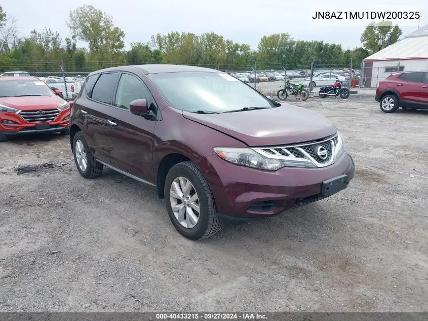 2013 Nissan Murano S VIN: JN8AZ1MU1DW200325 Lot: 40433215