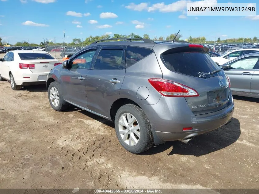 JN8AZ1MW9DW312498 2013 Nissan Murano S/Sl/Le