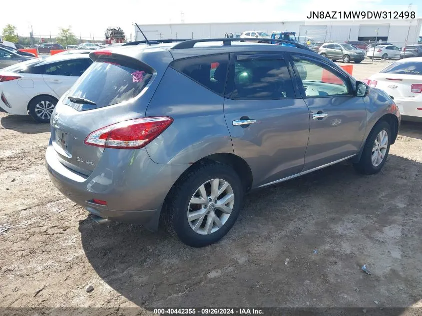 JN8AZ1MW9DW312498 2013 Nissan Murano S/Sl/Le