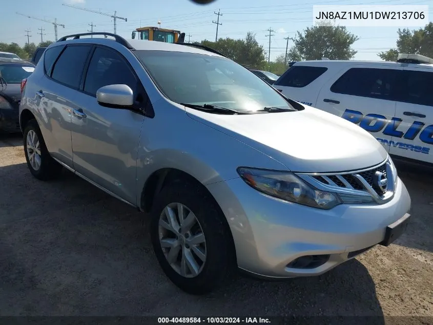 JN8AZ1MU1DW213706 2013 Nissan Murano Sv