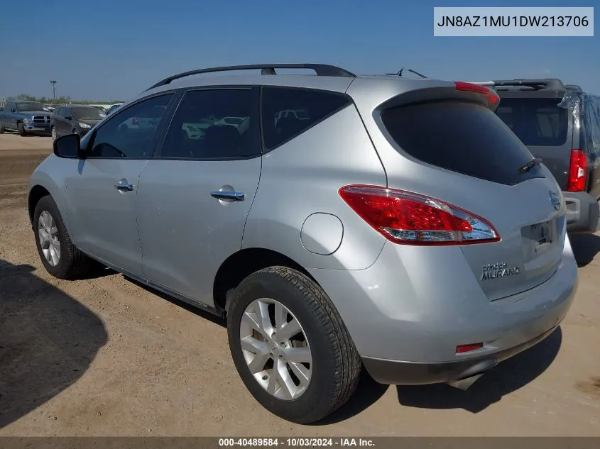 JN8AZ1MU1DW213706 2013 Nissan Murano Sv