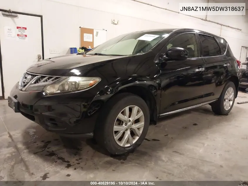 JN8AZ1MW5DW318637 2013 Nissan Murano S