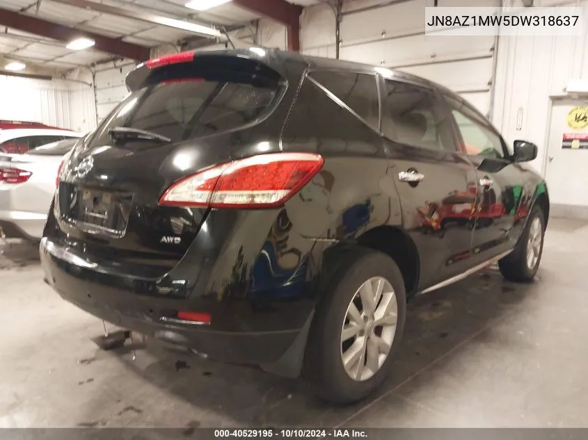 JN8AZ1MW5DW318637 2013 Nissan Murano S