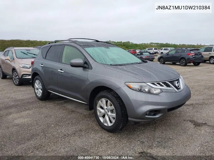 2013 Nissan Murano S/Sl/Le VIN: JN8AZ1MU1DW210384 Lot: 40541730