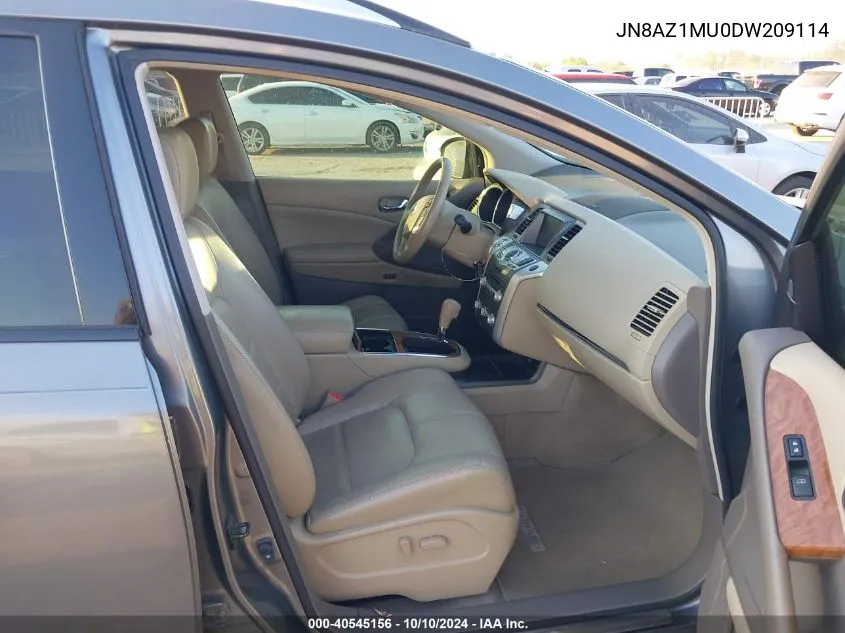 JN8AZ1MU0DW209114 2013 Nissan Murano Le