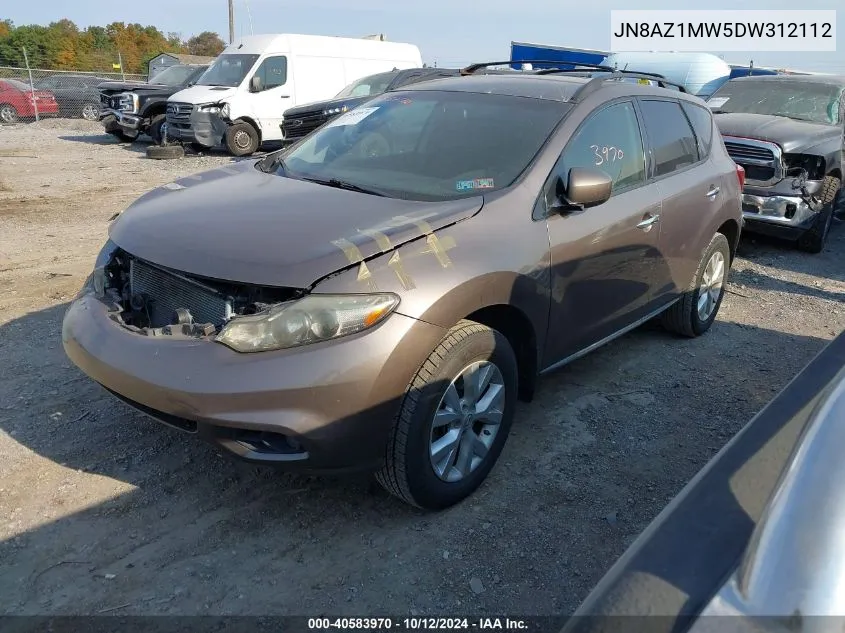 JN8AZ1MW5DW312112 2013 Nissan Murano S/Sl/Le