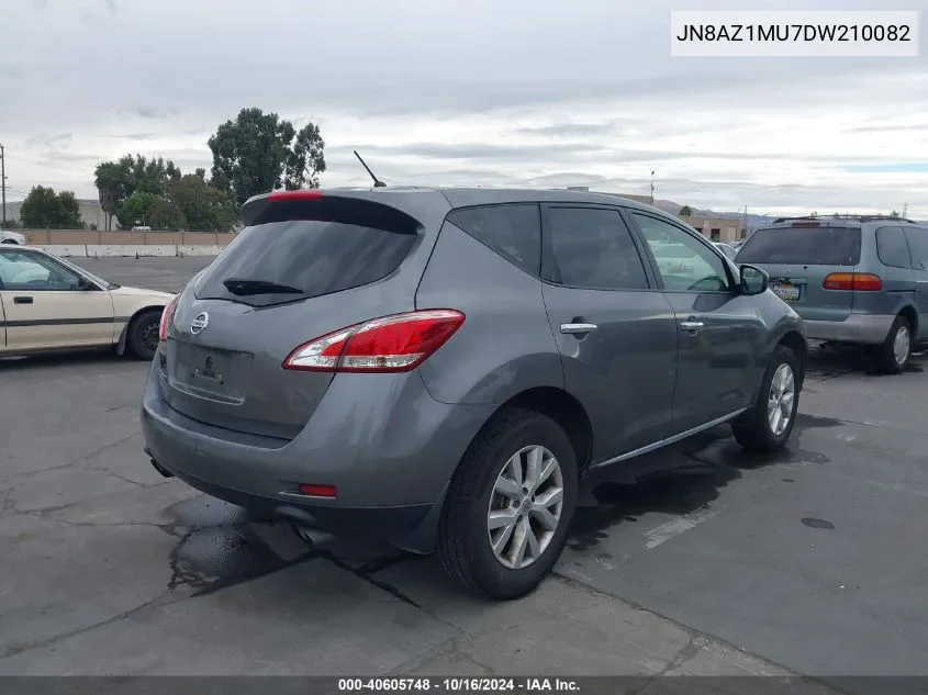 JN8AZ1MU7DW210082 2013 Nissan Murano S