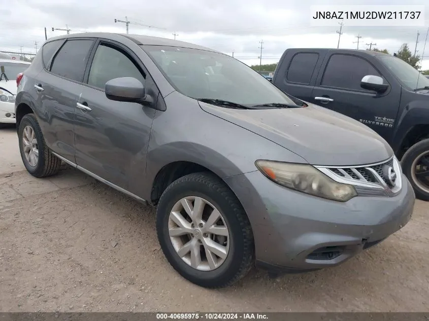 2013 Nissan Murano S VIN: JN8AZ1MU2DW211737 Lot: 40695975