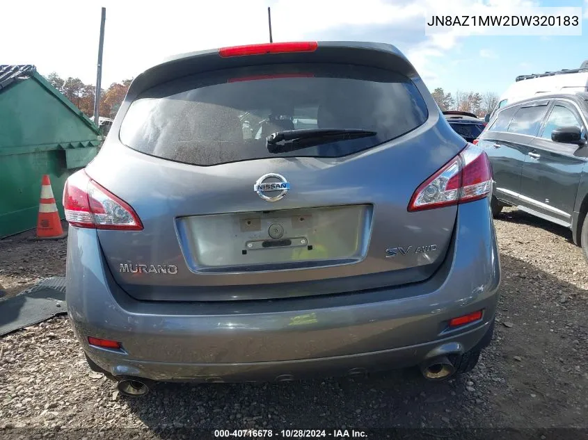 JN8AZ1MW2DW320183 2013 Nissan Murano Sv