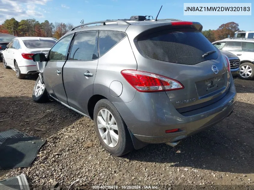 JN8AZ1MW2DW320183 2013 Nissan Murano Sv