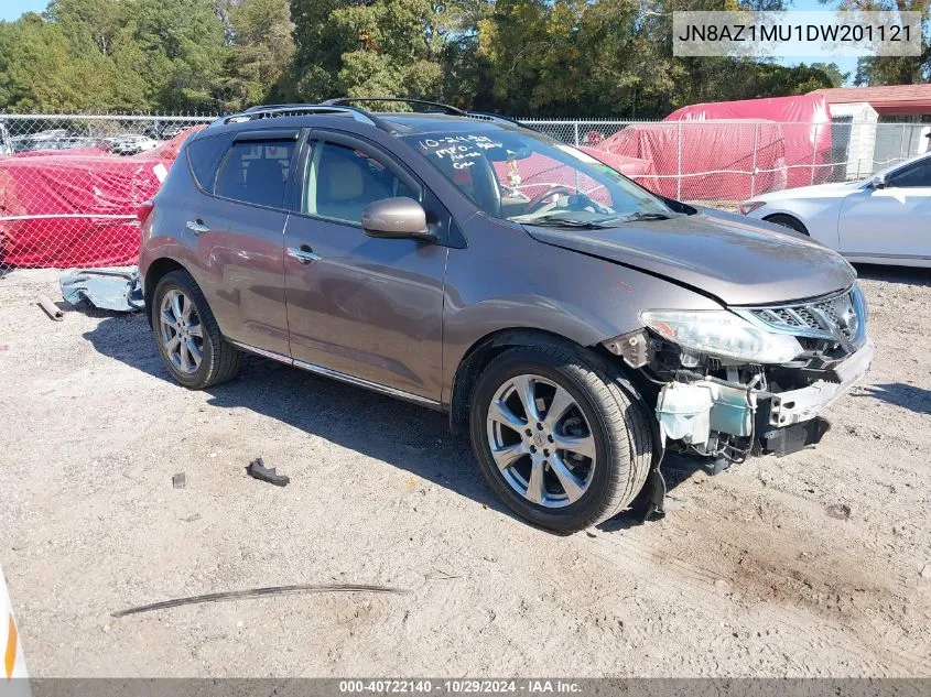 2013 Nissan Murano Le VIN: JN8AZ1MU1DW201121 Lot: 40722140