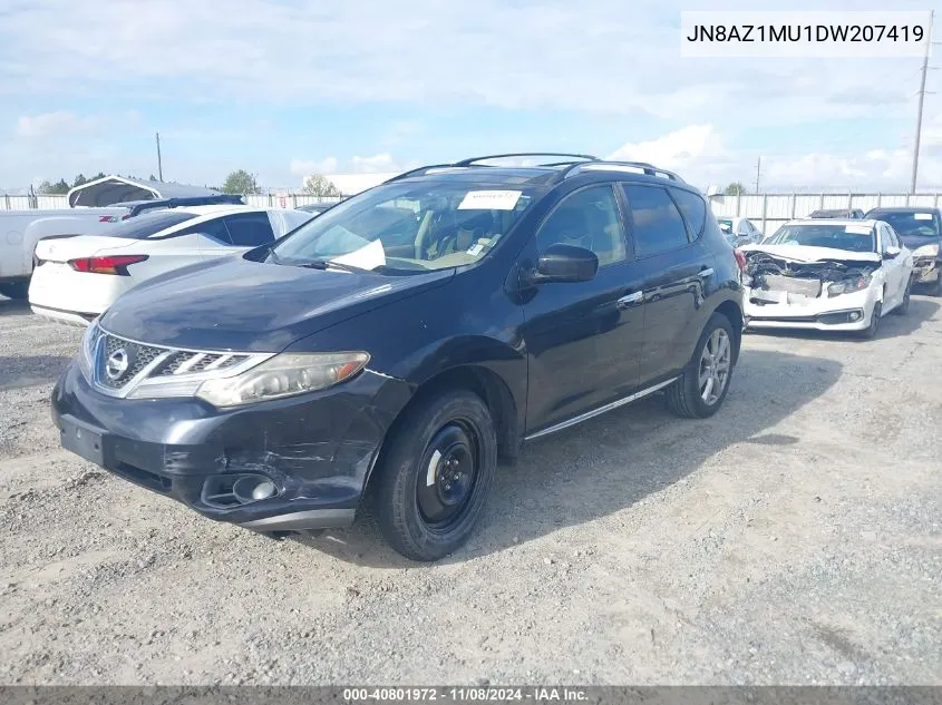 2013 Nissan Murano Le VIN: JN8AZ1MU1DW207419 Lot: 40801972