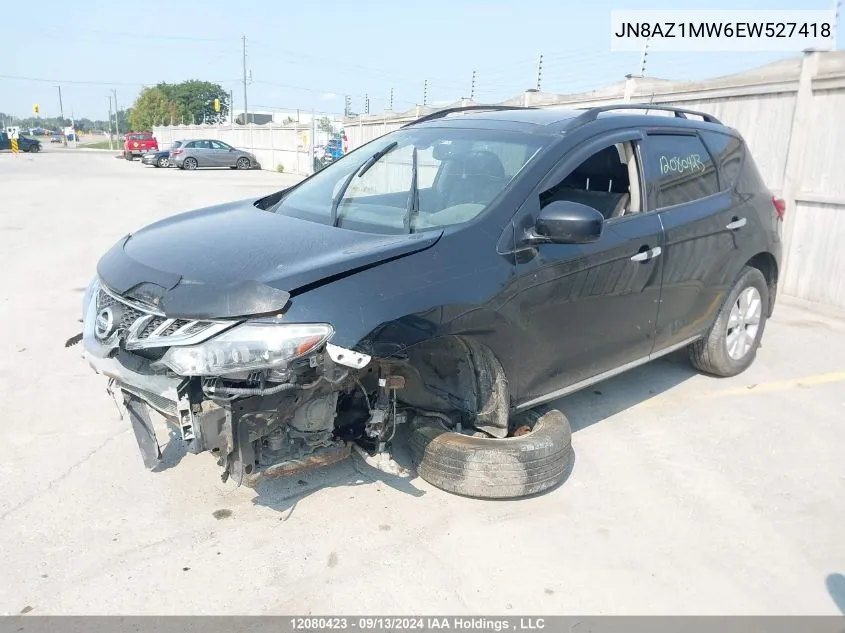 JN8AZ1MW6EW527418 2014 Nissan Murano