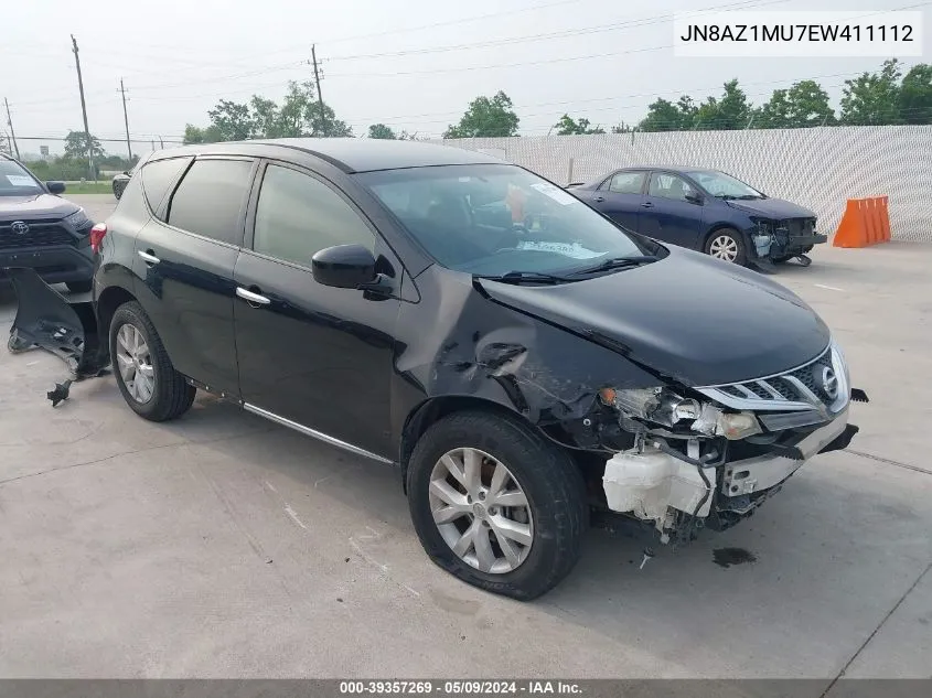 JN8AZ1MU7EW411112 2014 Nissan Murano Le/S/Sl/Sv