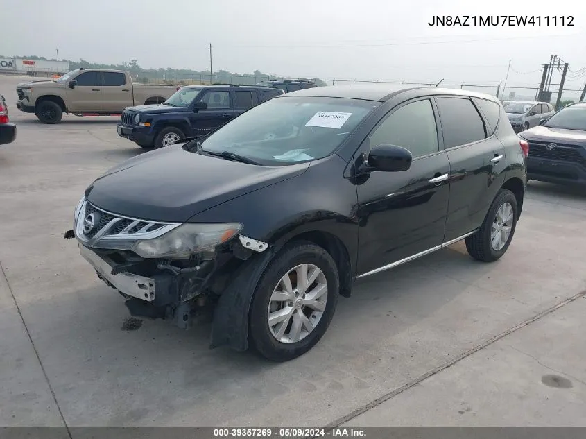 JN8AZ1MU7EW411112 2014 Nissan Murano Le/S/Sl/Sv