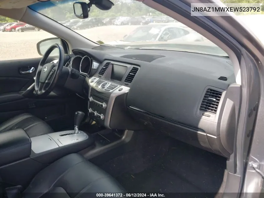 JN8AZ1MWXEW523792 2014 Nissan Murano Sl