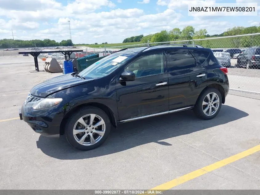 2014 Nissan Murano Le VIN: JN8AZ1MW7EW508201 Lot: 39902877