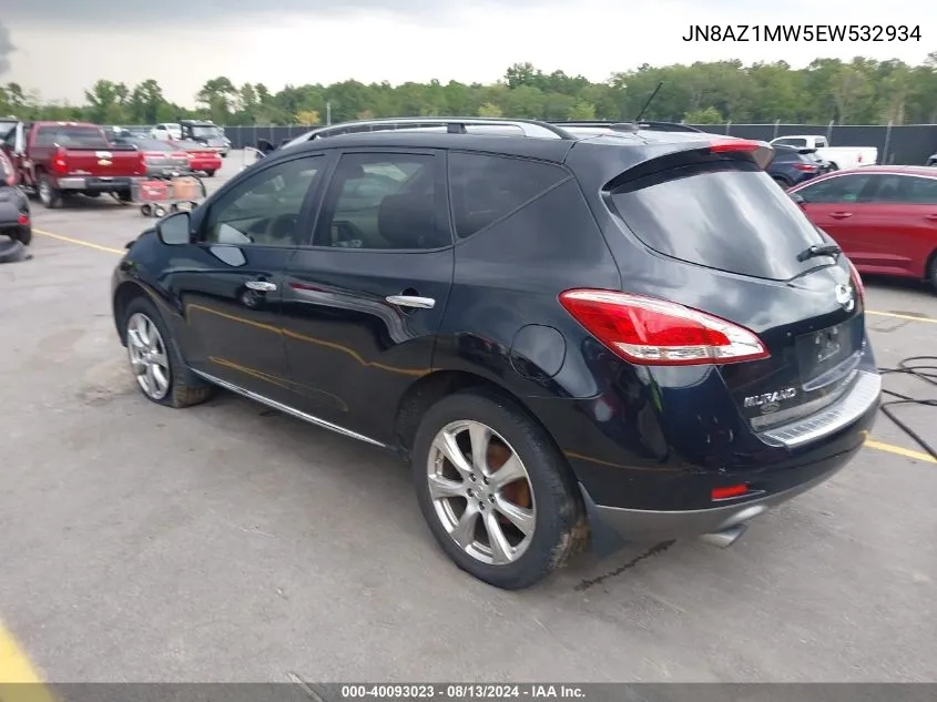 JN8AZ1MW5EW532934 2014 Nissan Murano Le