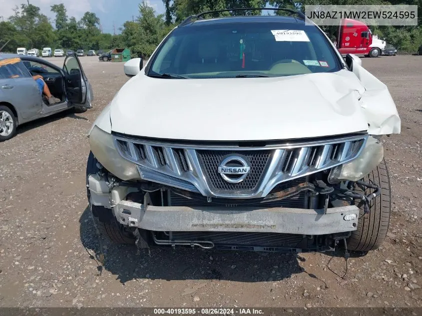 2014 Nissan Murano S VIN: JN8AZ1MW2EW524595 Lot: 40193595