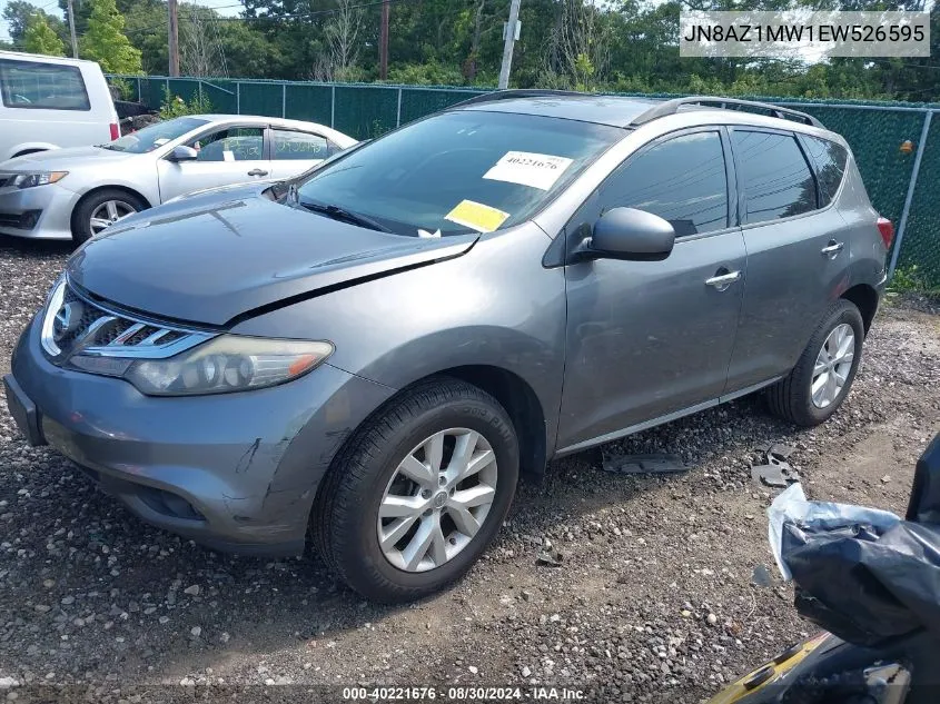 JN8AZ1MW1EW526595 2014 Nissan Murano Sv