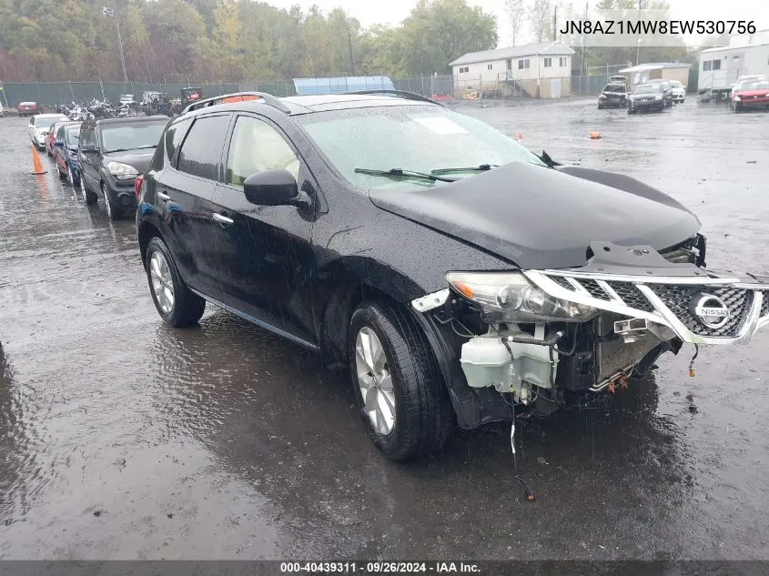 2014 Nissan Murano Sl VIN: JN8AZ1MW8EW530756 Lot: 40439311