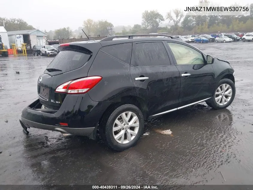 JN8AZ1MW8EW530756 2014 Nissan Murano Sl