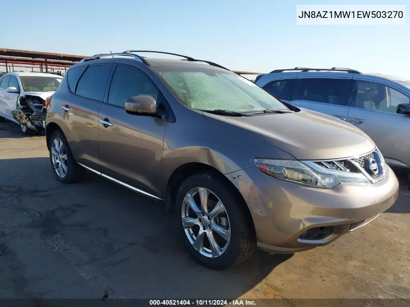 2014 Nissan Murano Le VIN: JN8AZ1MW1EW503270 Lot: 40521404