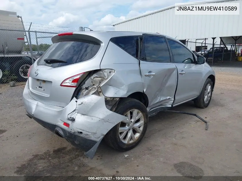 2014 Nissan Murano S VIN: JN8AZ1MU9EW410589 Lot: 40737627