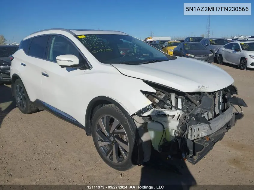 5N1AZ2MH7FN230566 2015 Nissan Murano